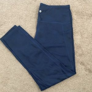 Blue crz yoga cropped yoga pants